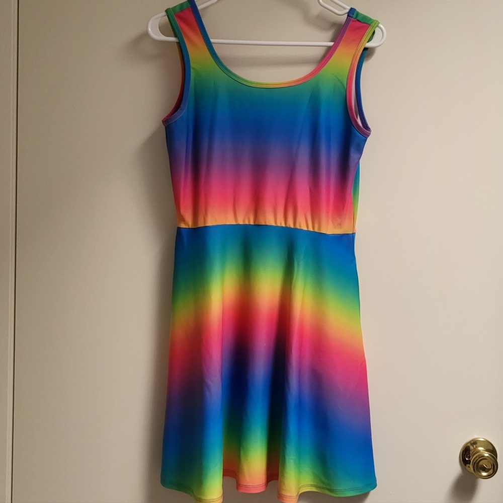 Rainbow Skater Dress